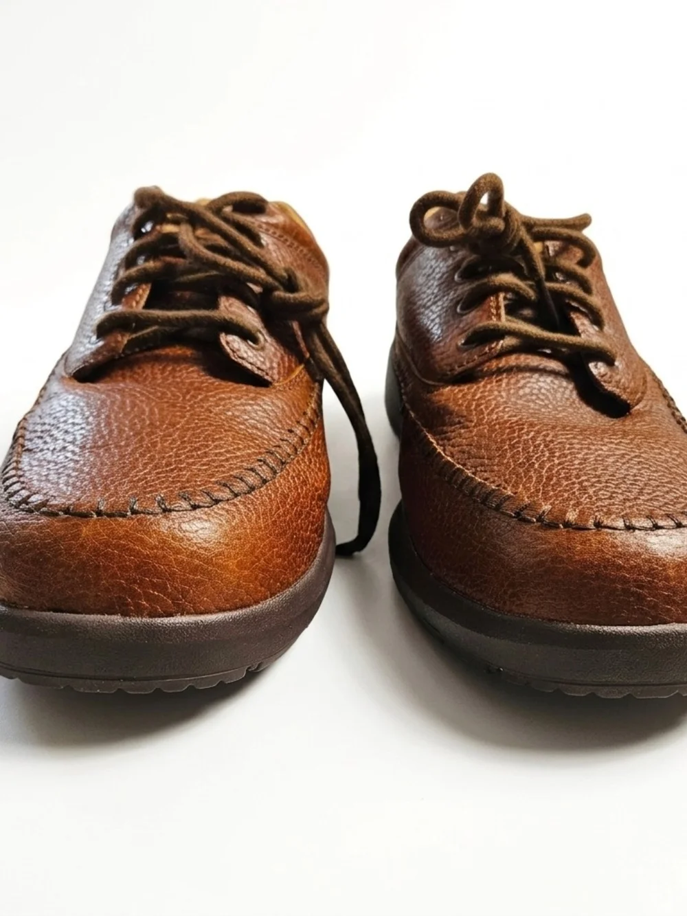 Dr. Comfort Stallion Chestnut Leather Therapeutic Casual Shoes 13XW